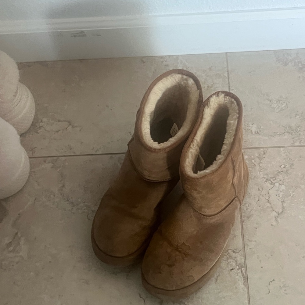 UGG Tan Ankle Boots